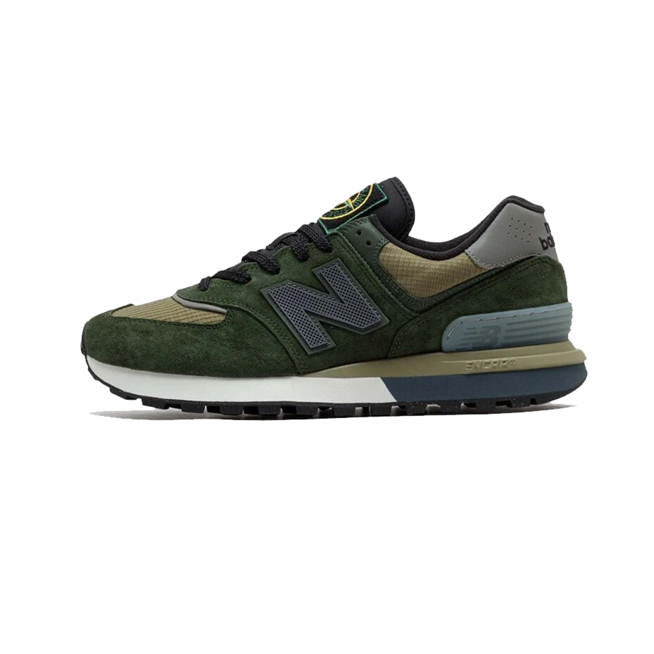 Stone Island x New Balance 574 Legacy 'Dark Green'