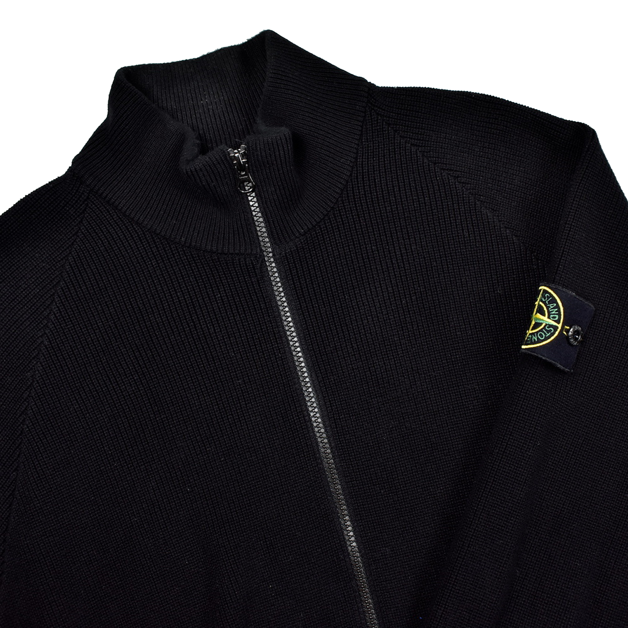 Stone Island Zipper Cardigan 'Black'
