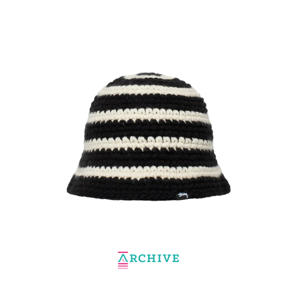 帽子 Stussy Swirl Knit Bucket Hat black Stussy Swirl Knit Bucket Hat 'Black' - (ARCHIVE) – The Attic