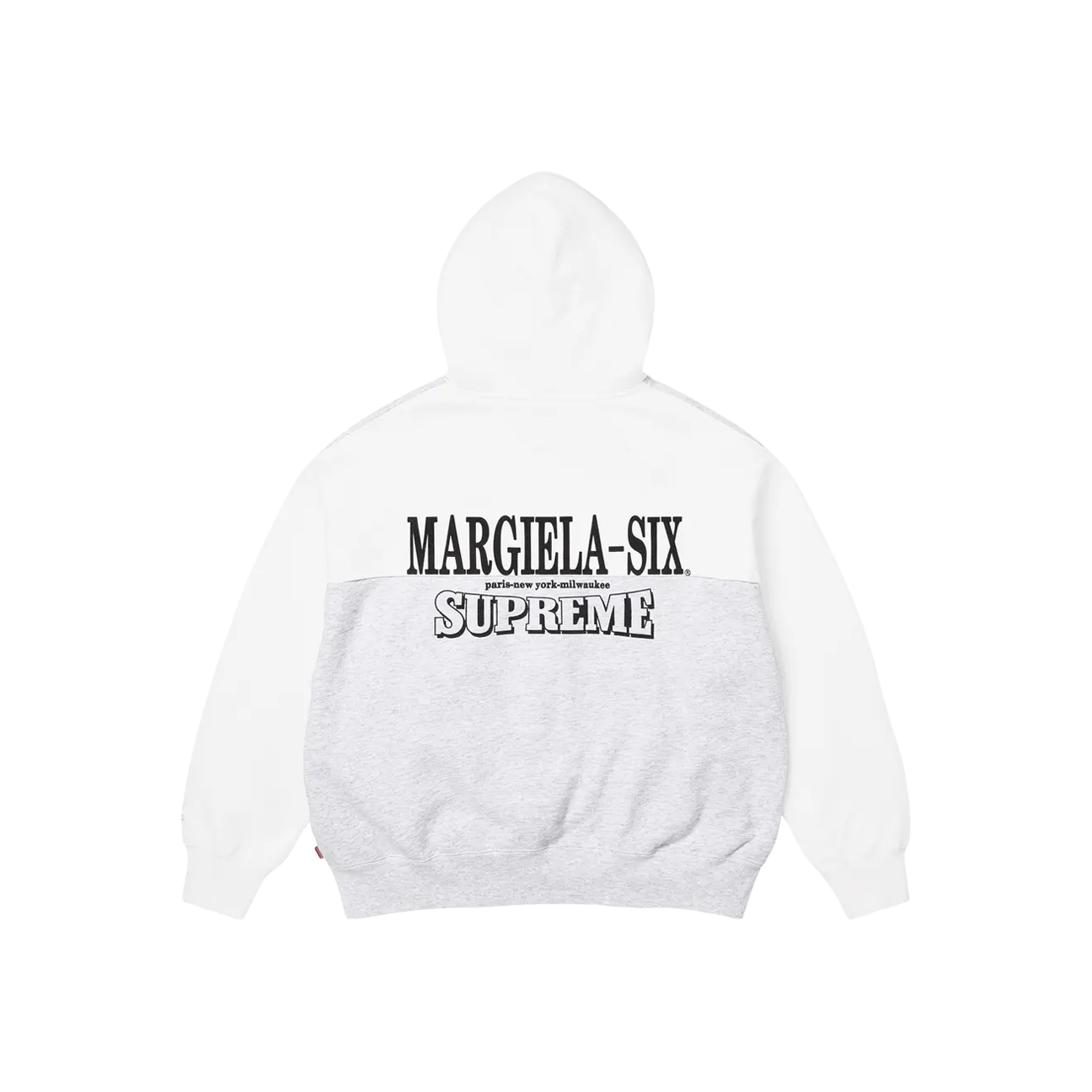 Supreme x MM6 Maison Margiela Eagle Zip Up Hooded Sweatshirt 'White'