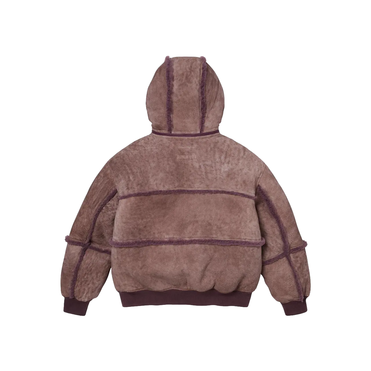 Supreme x MM6 Maison Margiela Hooded Shearling Bomber Jacket 'Purple'