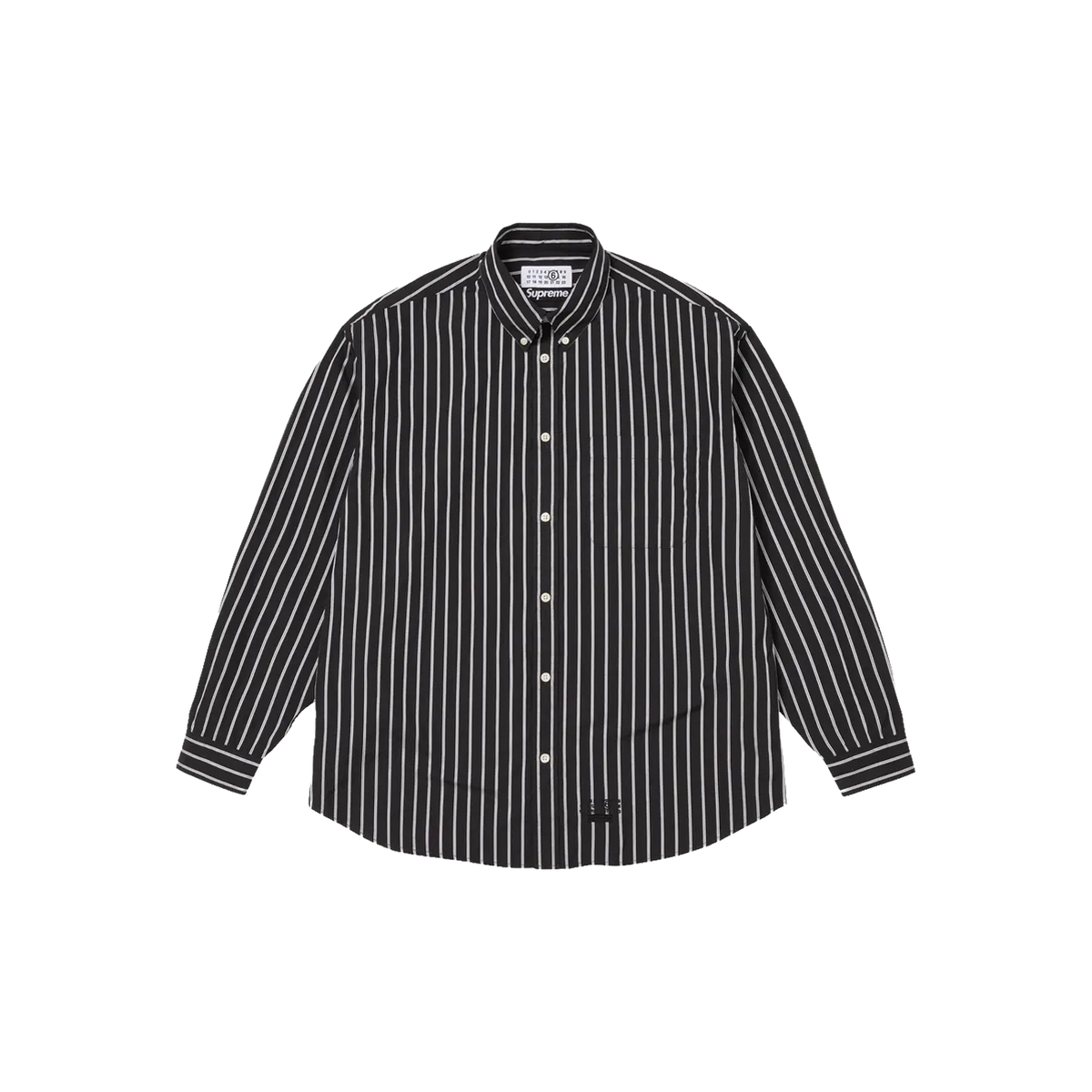 Supreme x MM6 Maison Margiela Stripe Shirt 'Black'