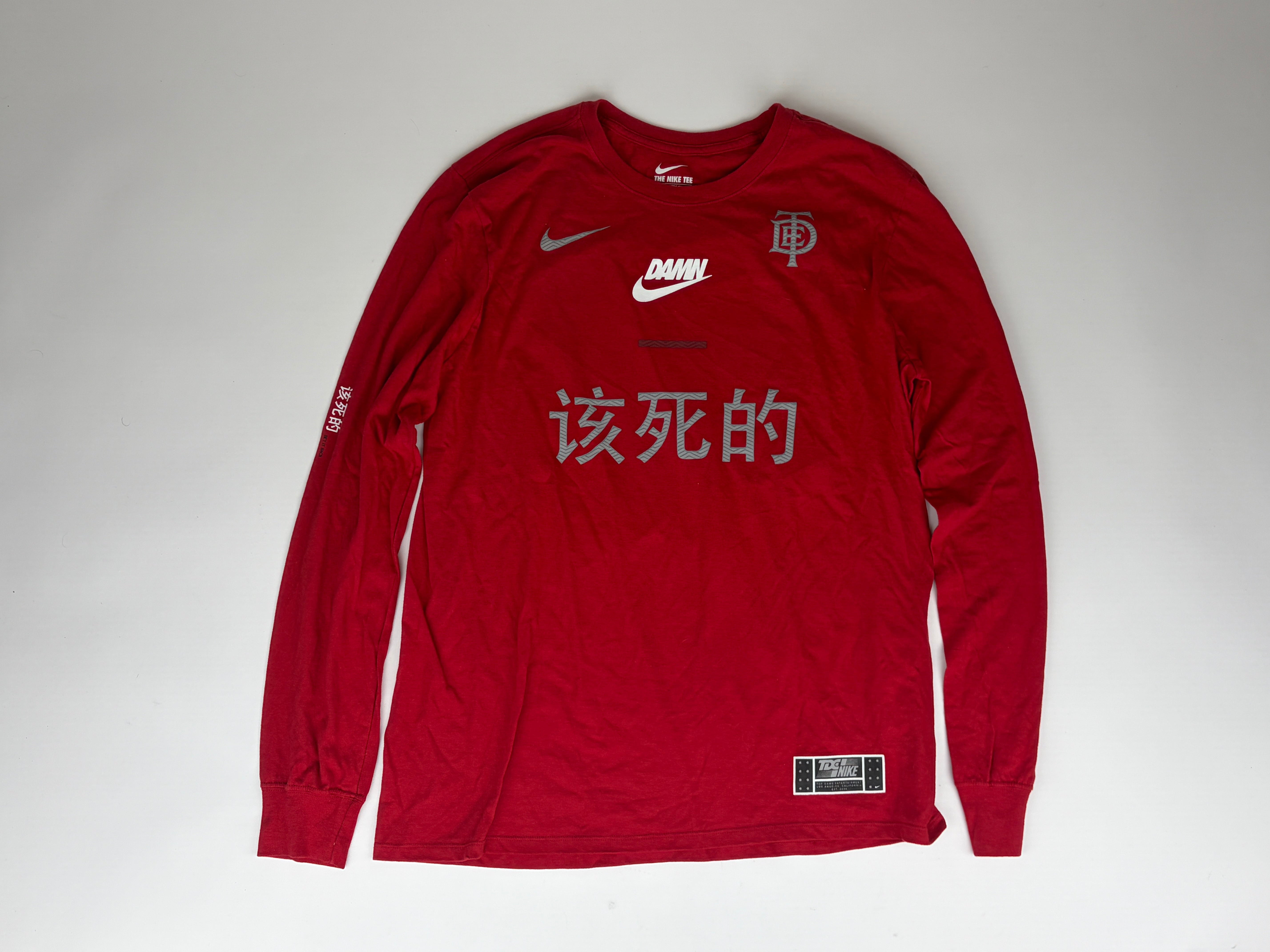 TDE x Nike Swoosh Long Sleeve TDE - Size L (ARCHIVE)