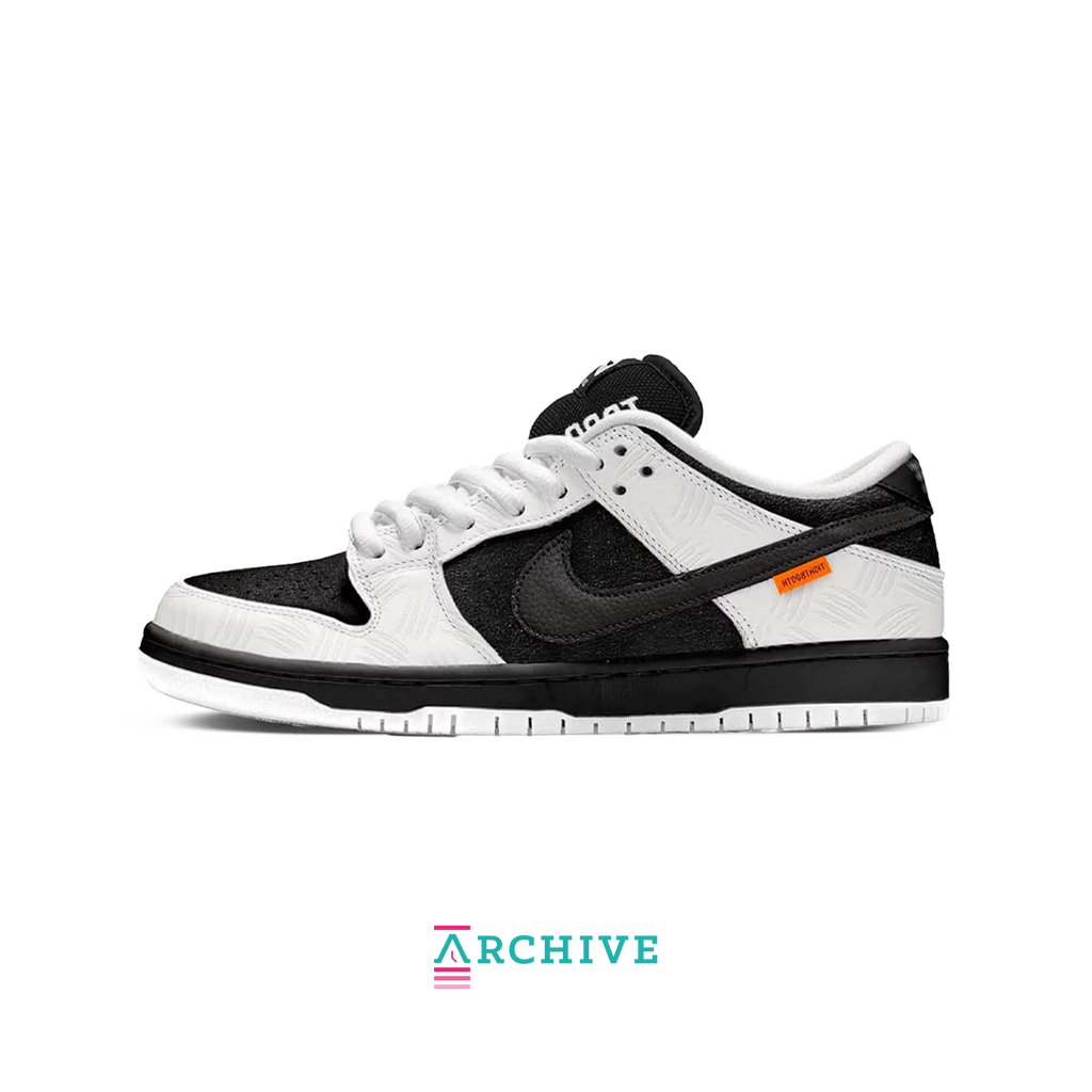 TIGHTBOOTH X Nike SB Dunk Low 'Black/White' - Size 41 (ARCHIVE)-9538534768970-The Attic