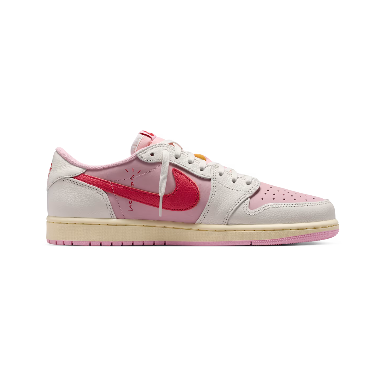 Travis Scott x Air Jordan 1 Low OG SP 'Sail Tropical Pink'