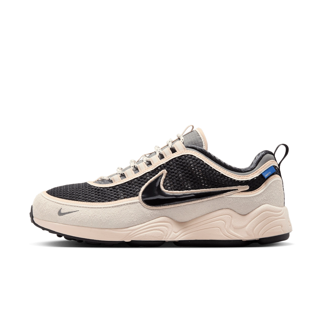 Undefeated x Nike Zoom Spiridon Phantom – Limited Edition Collaboration Sneakers, Cream and Silver Running Shoes, Premium Streetwear Trainers