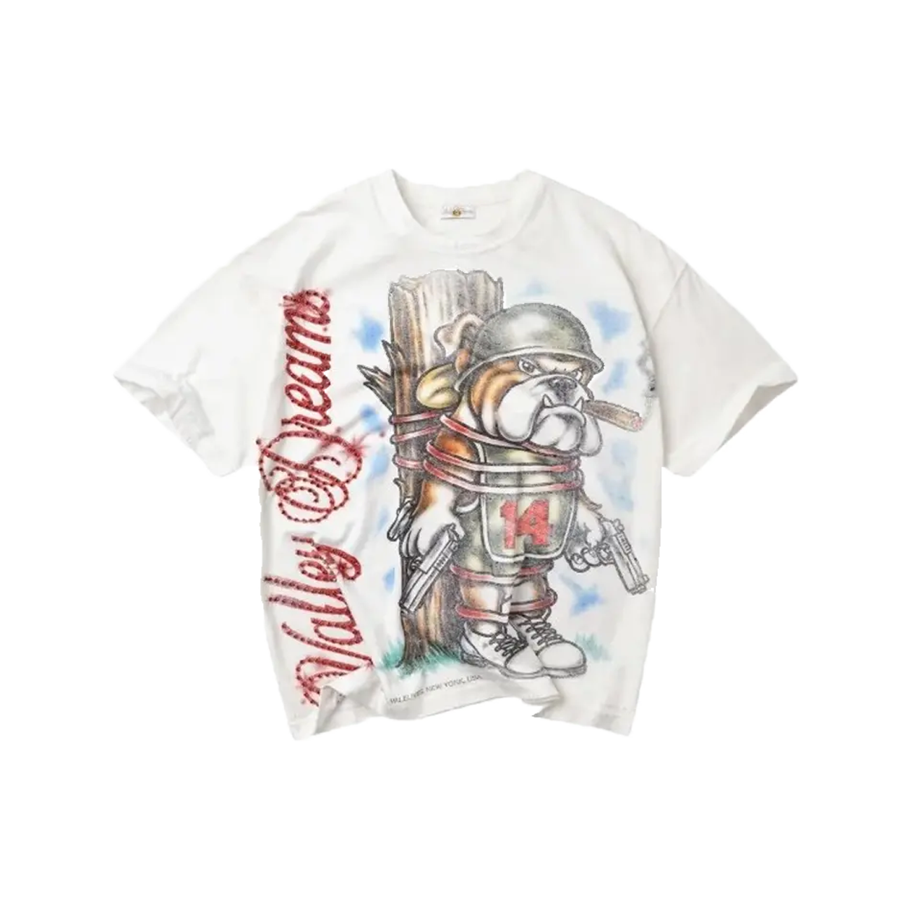 Vale Forever Bling Dog Of War Tee 'White'