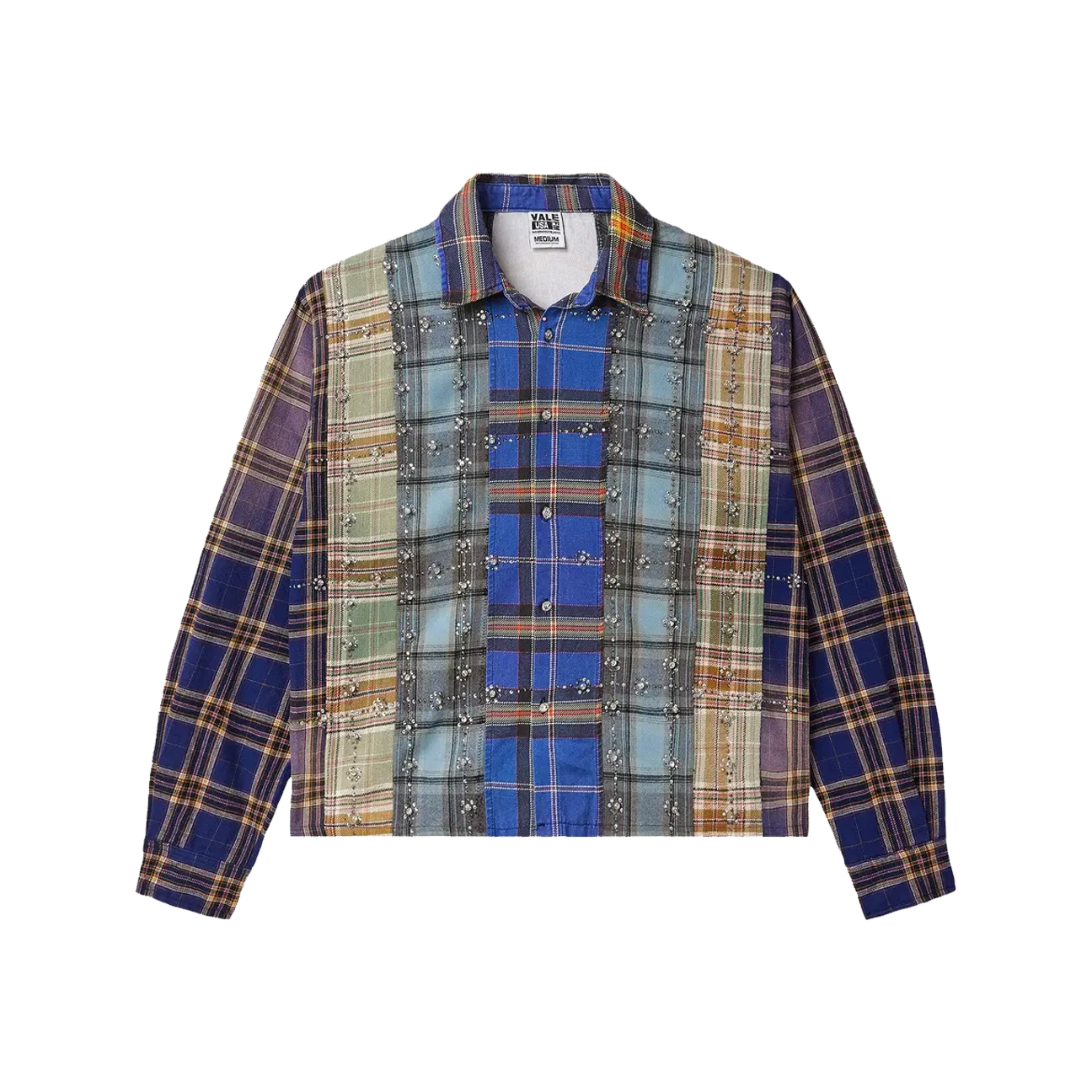 Vale Forever Splash Zone Flannel 'Cool Patchwork'
