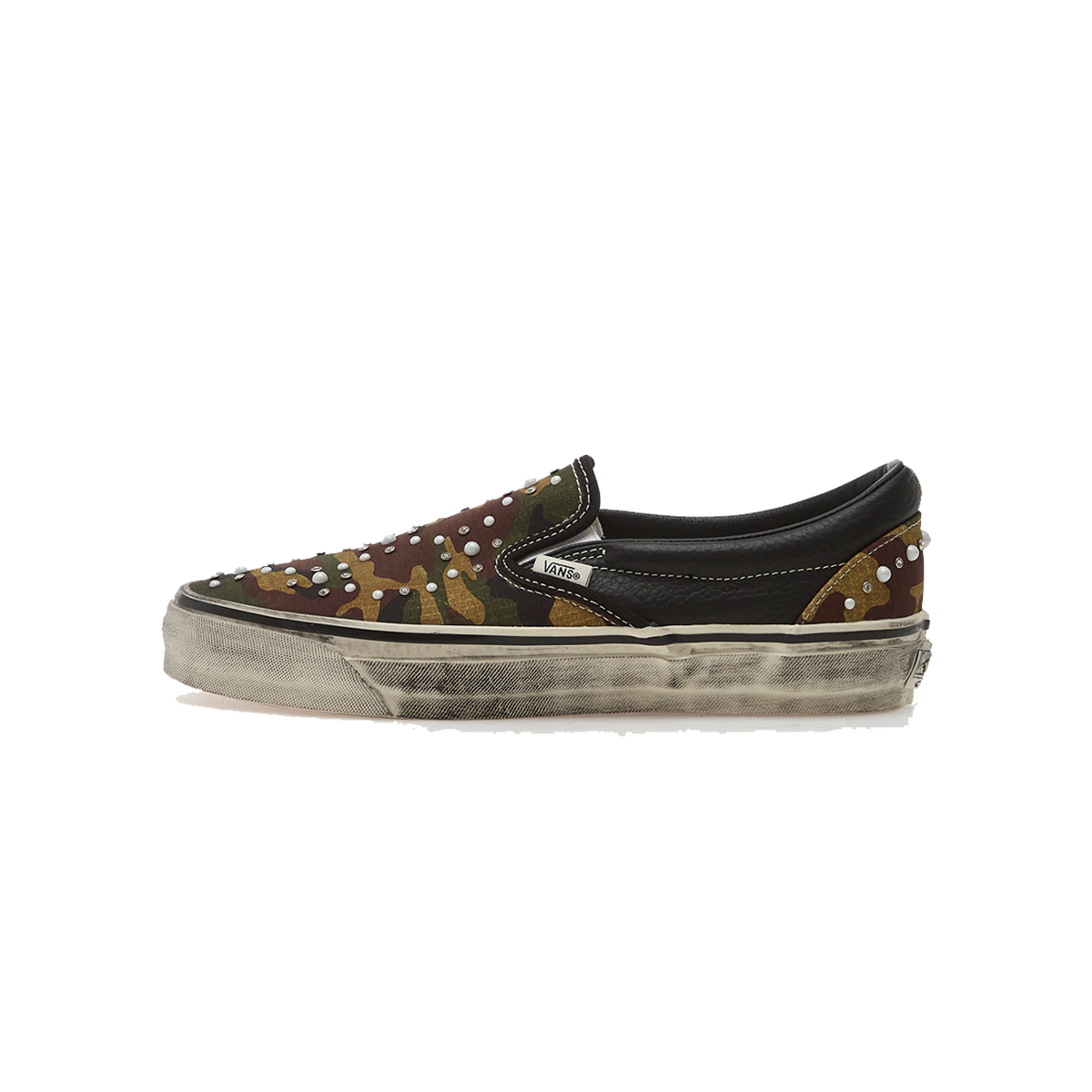 Vans LX Classic Slip-On 98 Pearlized Pack Camo Black 'Black Gray'