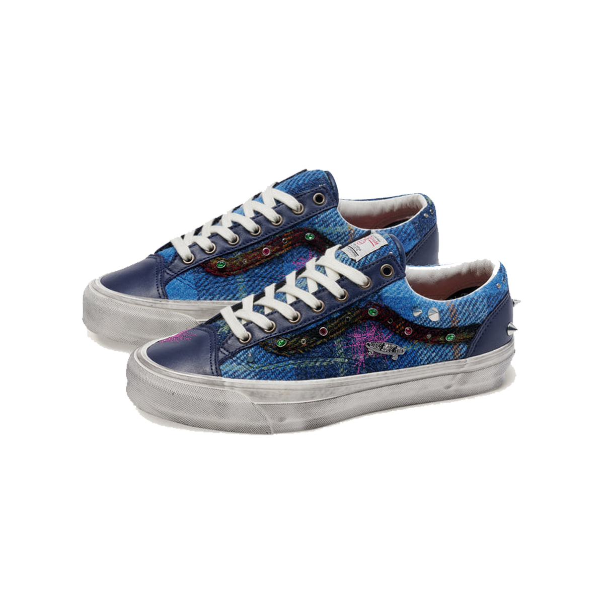 Vans Old Skool 36 Harris Tweed Blue Multi 'Blue Multicolor'