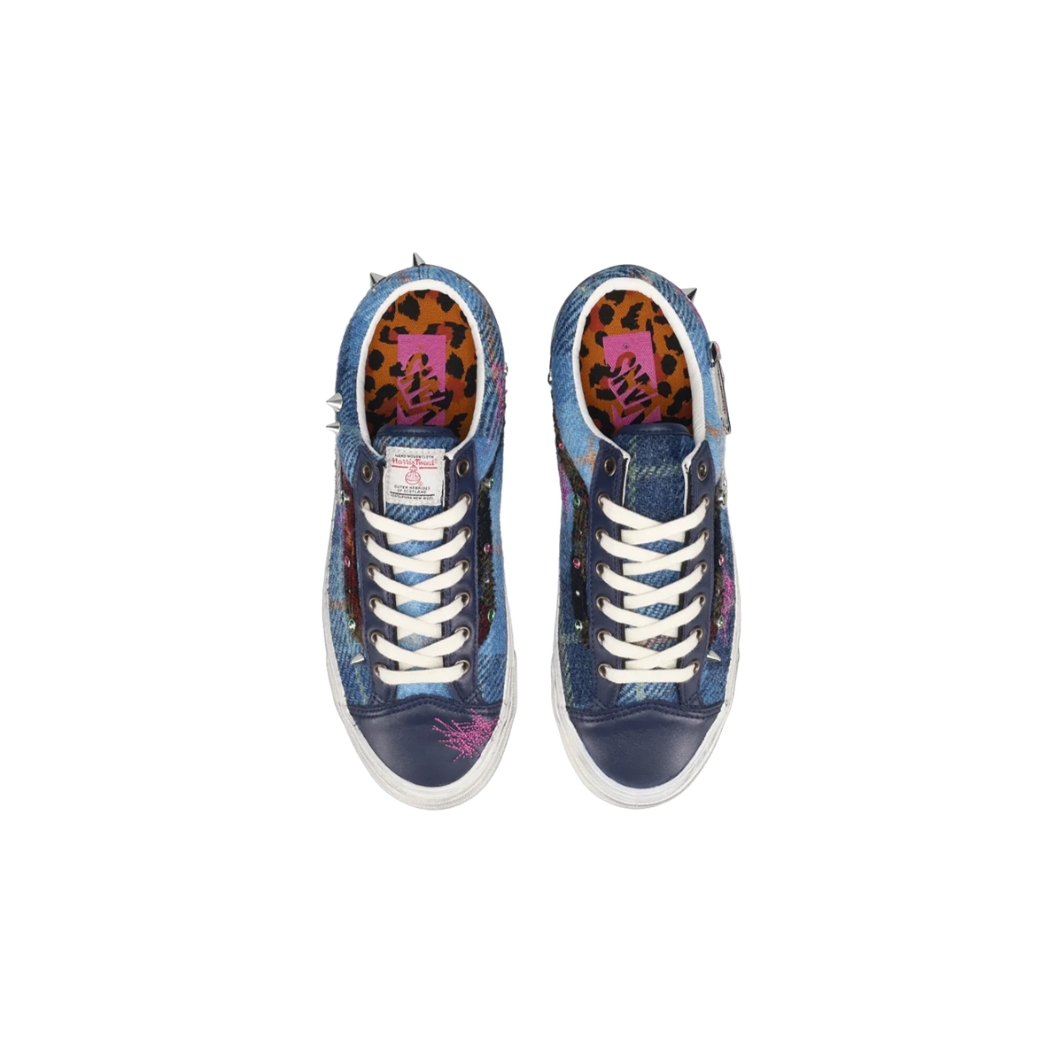 Vans Old Skool 36 Harris Tweed Blue Multi 'Blue Multicolor'