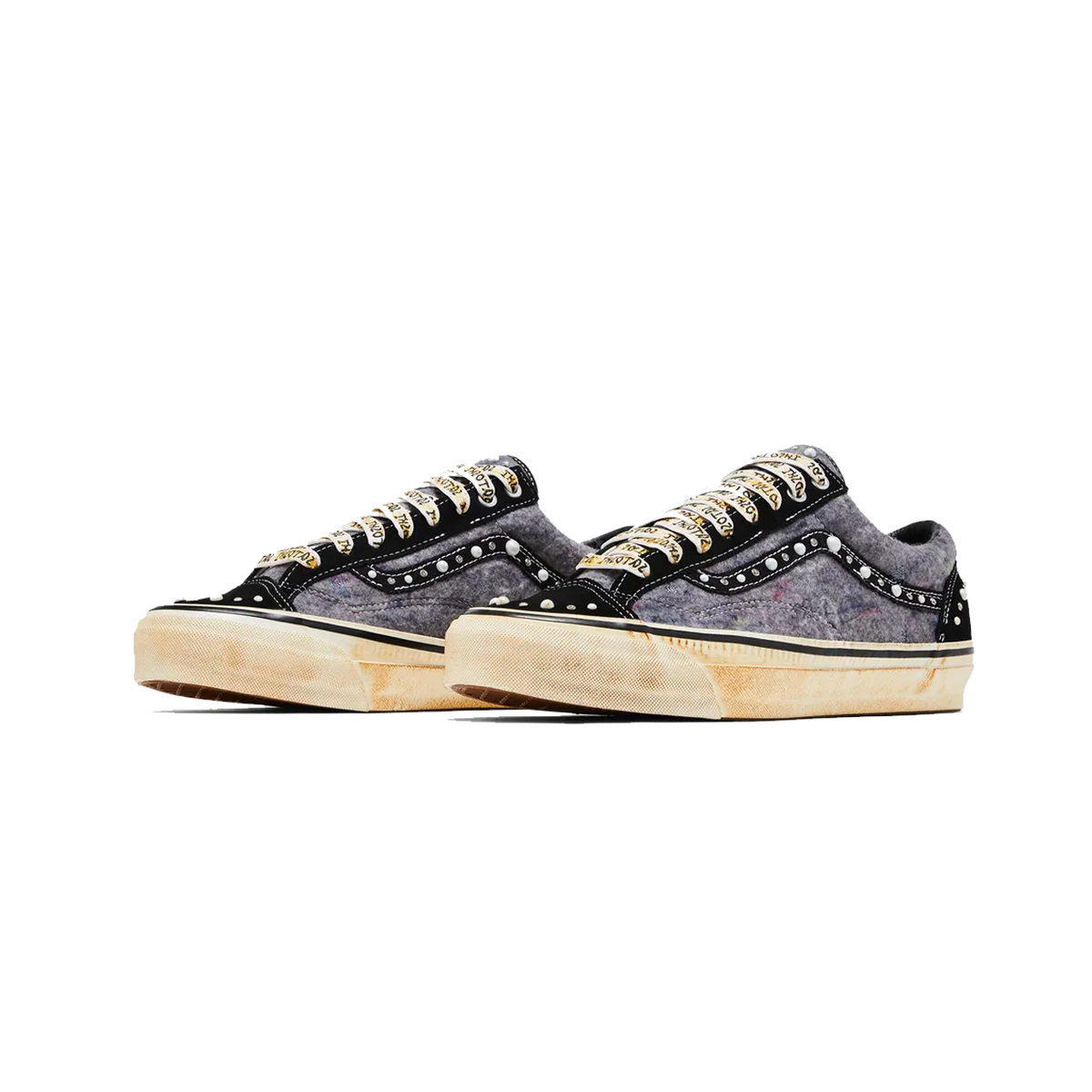 Vans OTW Old Skool Reissue 36 Satoshi Nakamoto Pearlized Speckled Moving Blanket Grey 'Gray White Black'