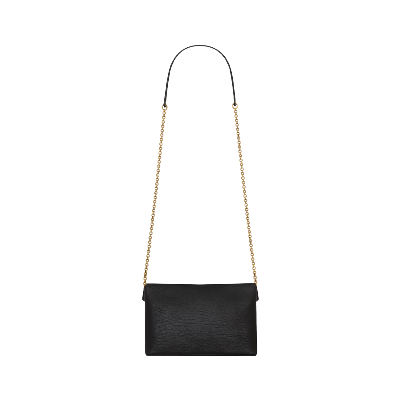 Yves Saint Laurent Cassandre Small Chain Pouch Lambskin 'Black'