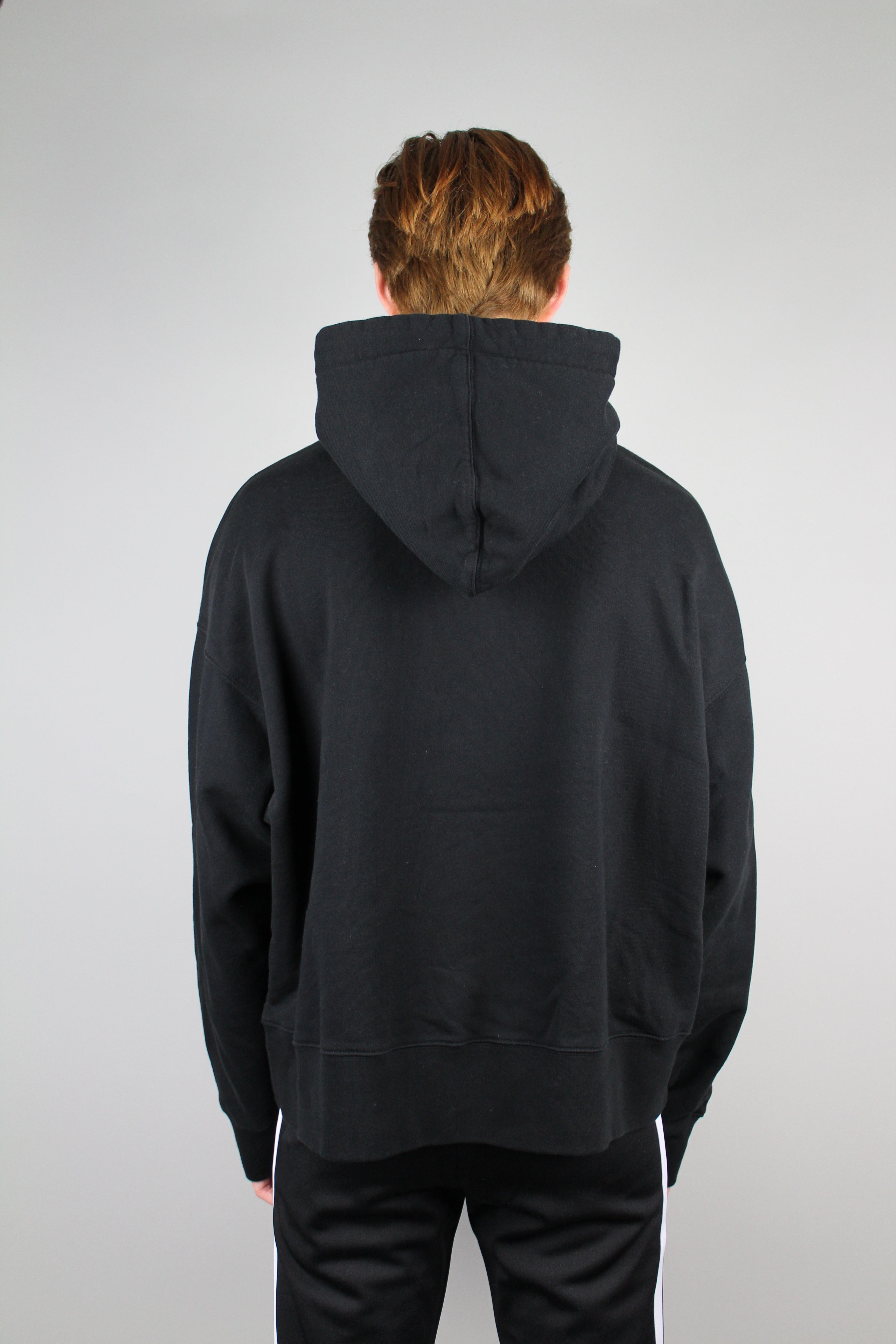 Palm Angels Star Sprayed Hoodie 'Black/Green'-8361785688394-The Attic