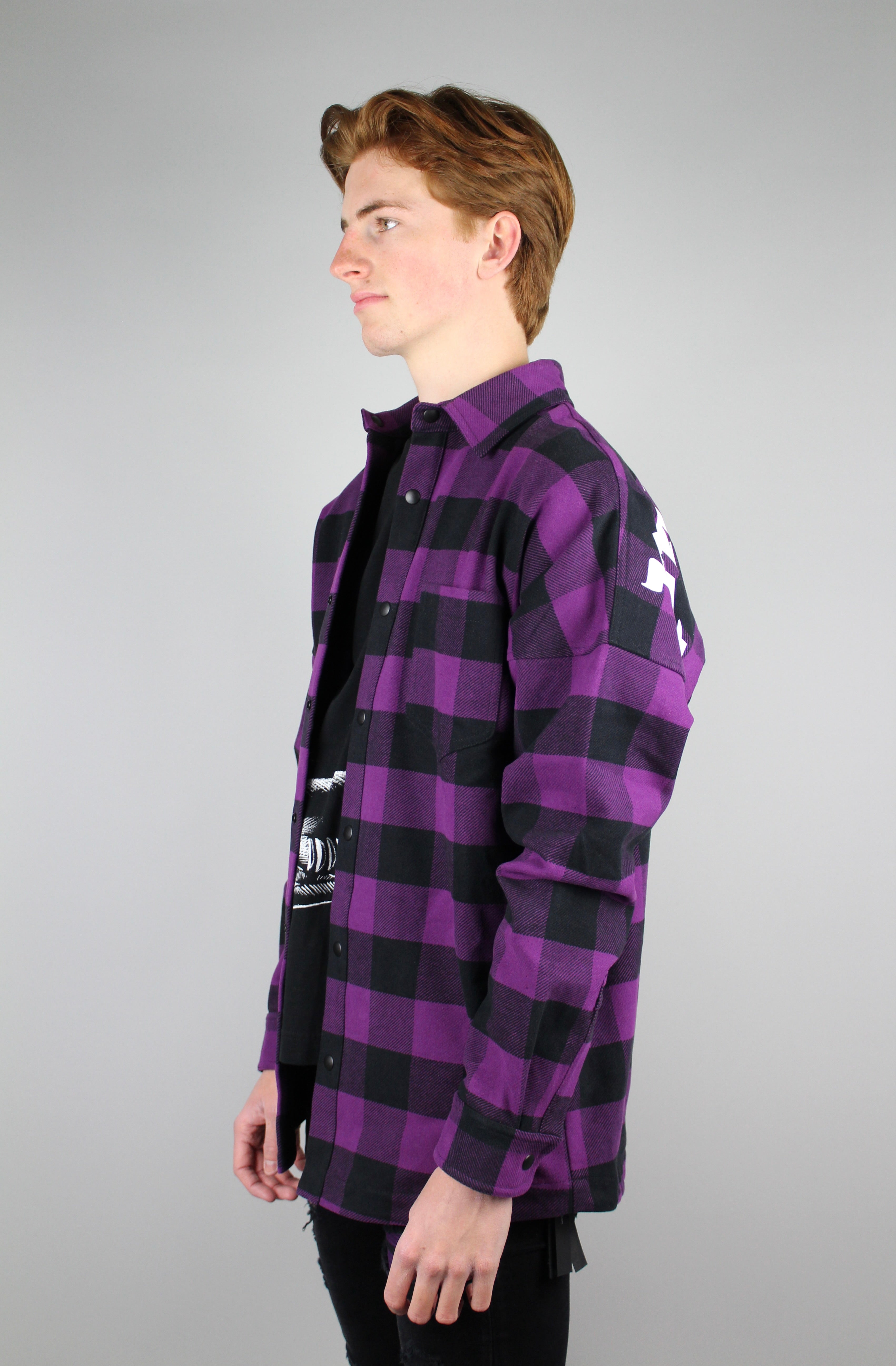 Palm Angels Overshirt 'Violet'-8338985189706-The Attic