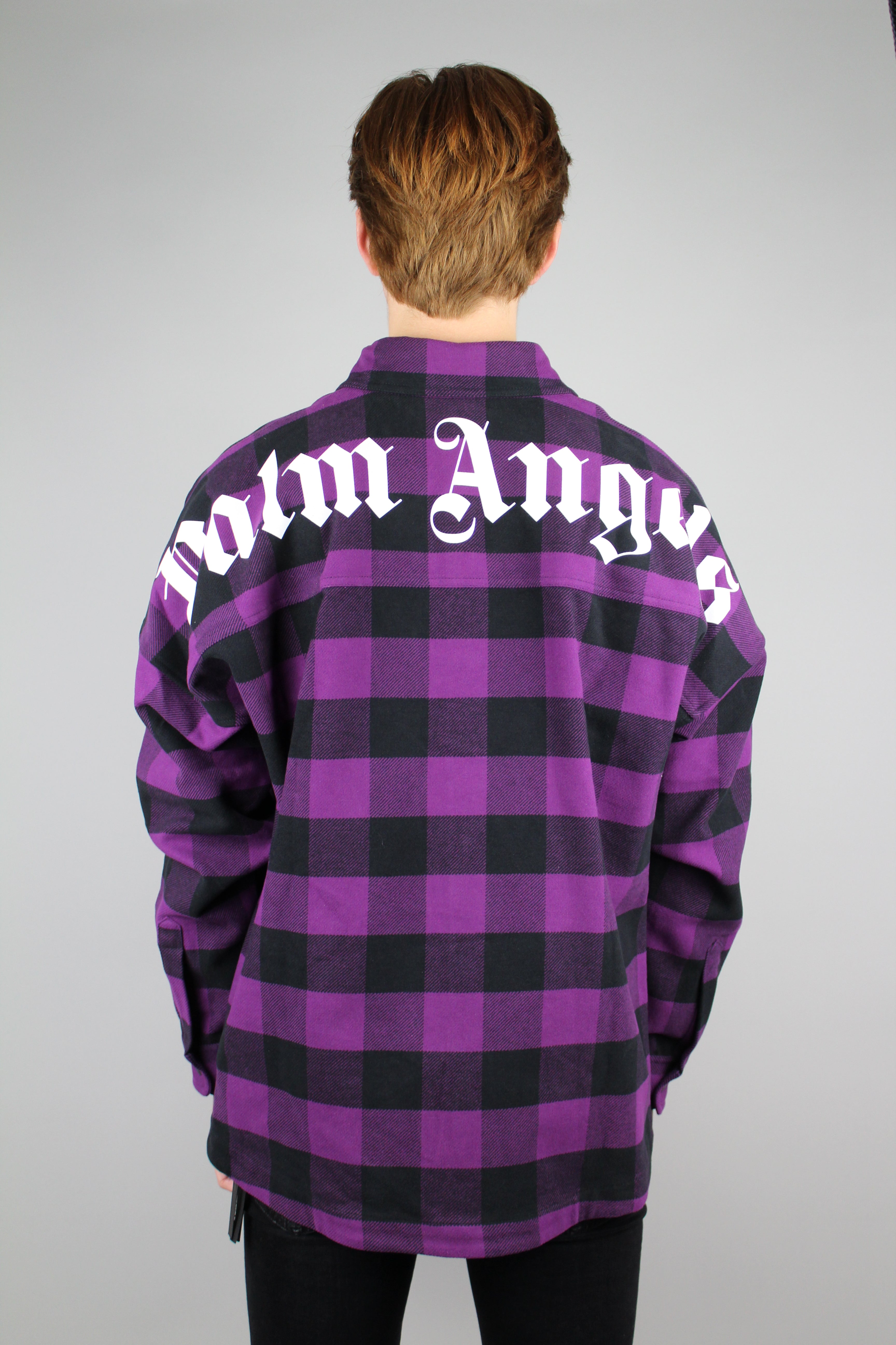 Palm Angels Overshirt 'Violet'-8338985189706-The Attic